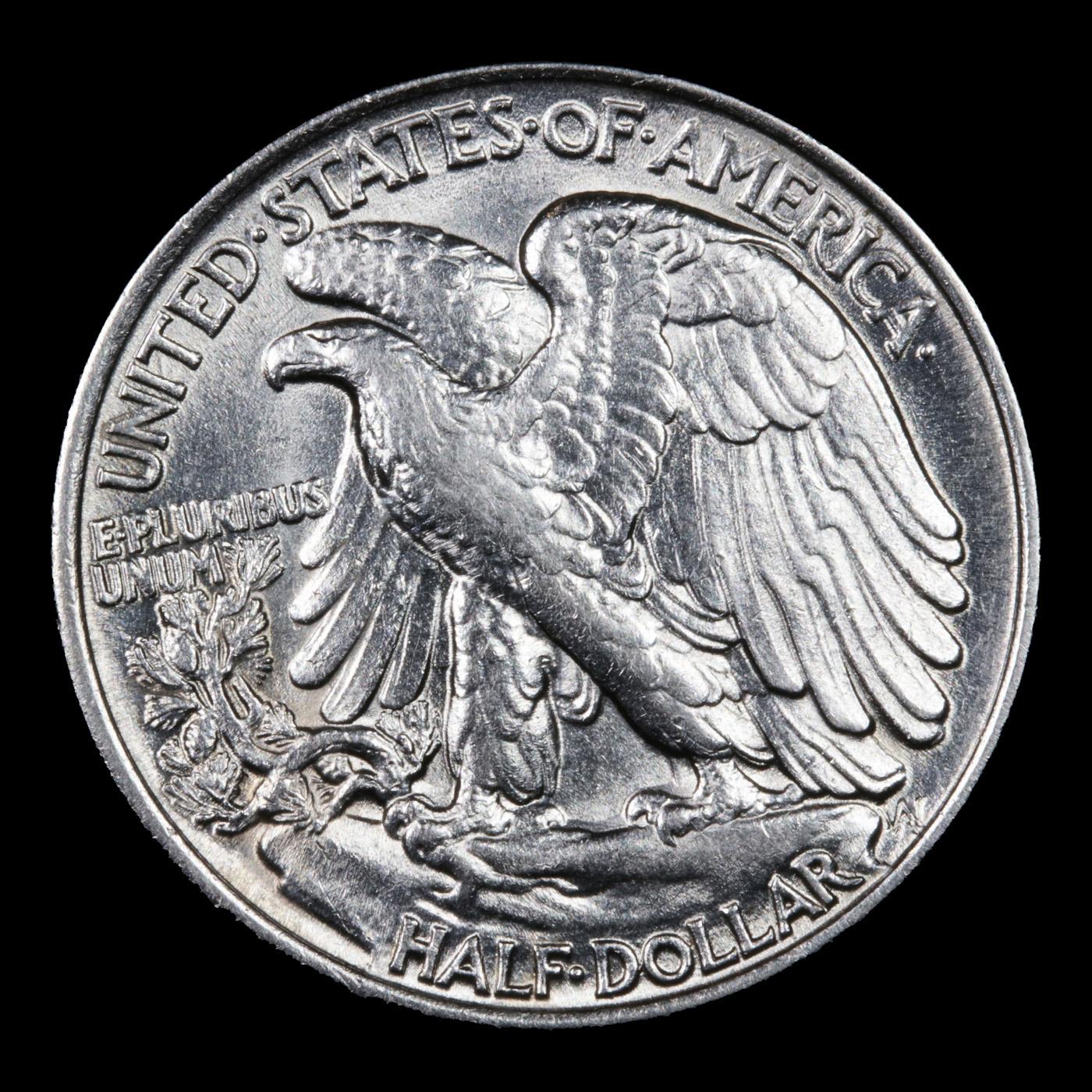 1947-p Walking Liberty Half Dollar 50c Grades Choice AU