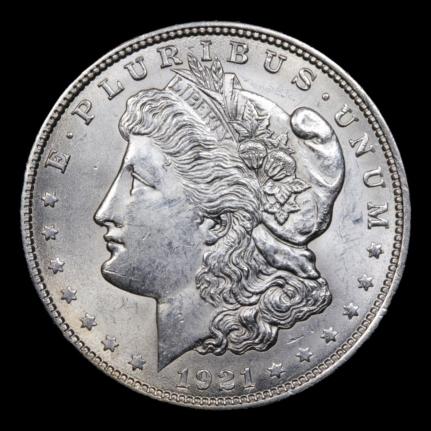 1921-p Morgan Dollar $1 Grades BU+