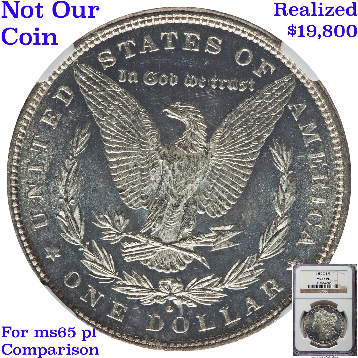 ***Auction Highlight*** 1880-o Morgan Dollar $1 Graded ms64+ PL By SEGS (fc)