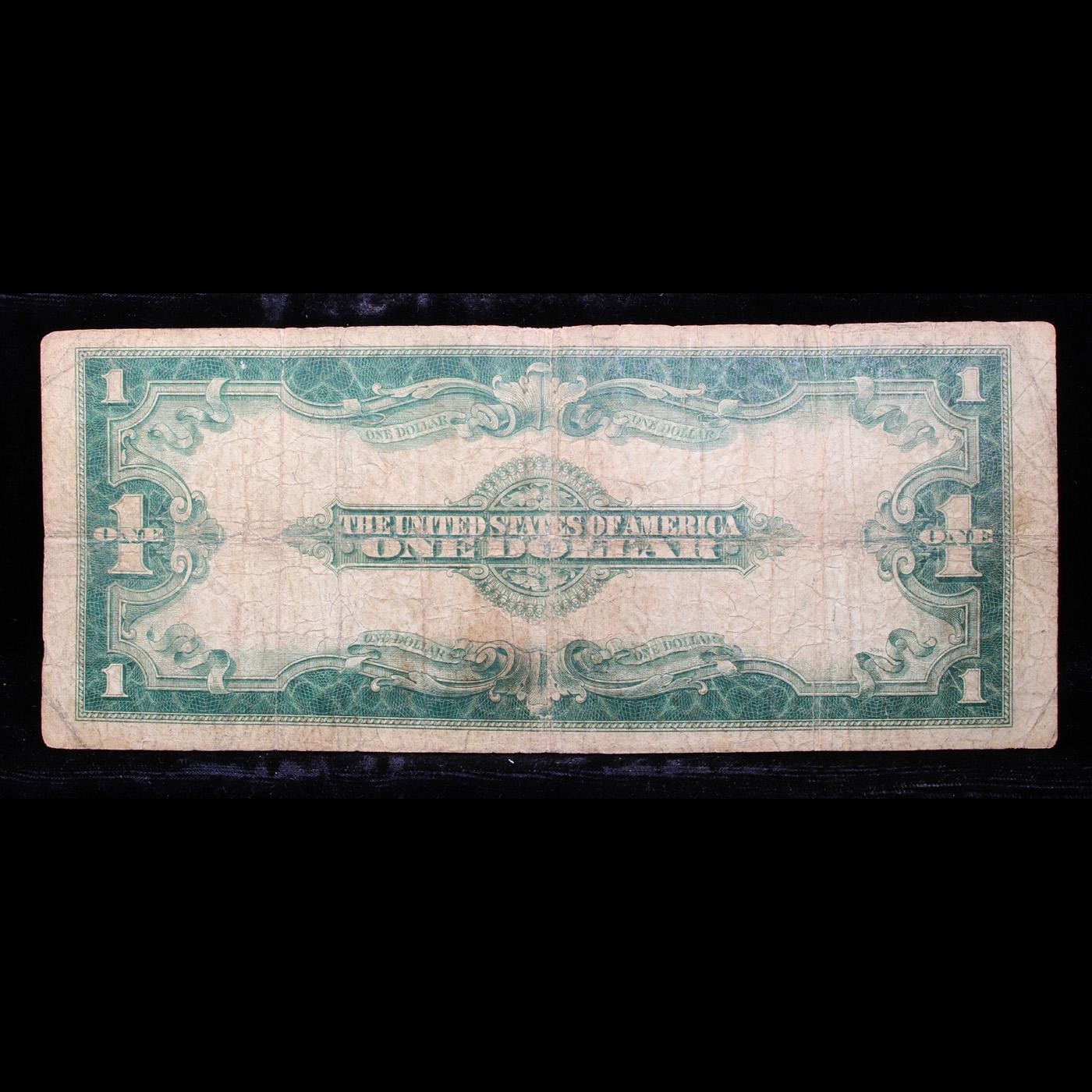 1923 $1 large size Blue Seal Silver Certificate, Signatures of Speelman & White Fr-239 Grades f+