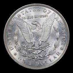 1889-p Morgan Dollar $1 Grades Choice Unc