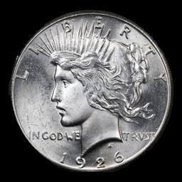 1926-p Peace Dollar $1 Grades Choice+ Unc