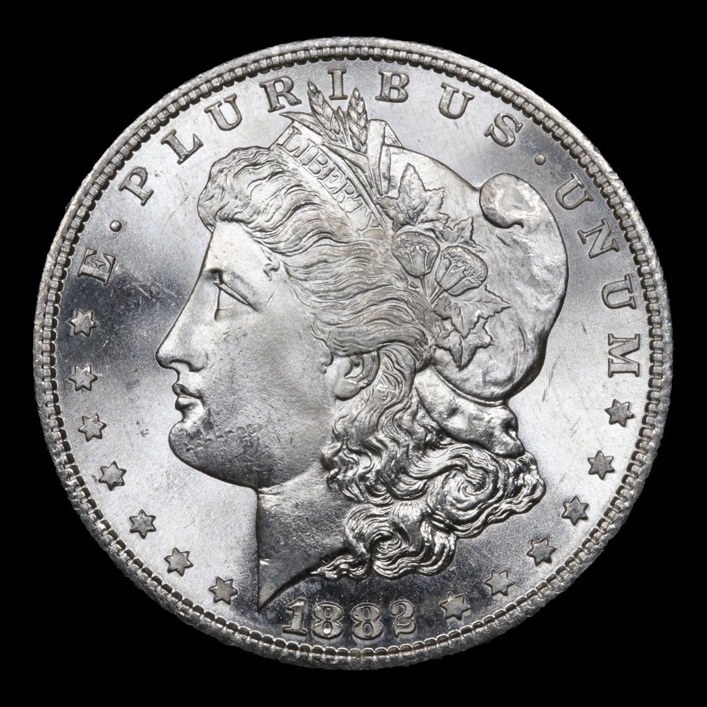 1882-s Morgan Dollar $1 Grades Choice+ Unc