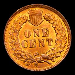 1904 Indian Cent 1c Grades Choice Unc RB