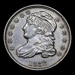 ***Auction Highlight*** 1832 JR-4 Capped Bust Dime 10c Graded Choice AU/BU Slider By USCG (fc)