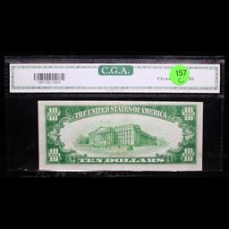 1929 $10 National Currency 'The Chase National Bank Of The City Of New York, Ny' Type 1 FR-1801-1 Gr