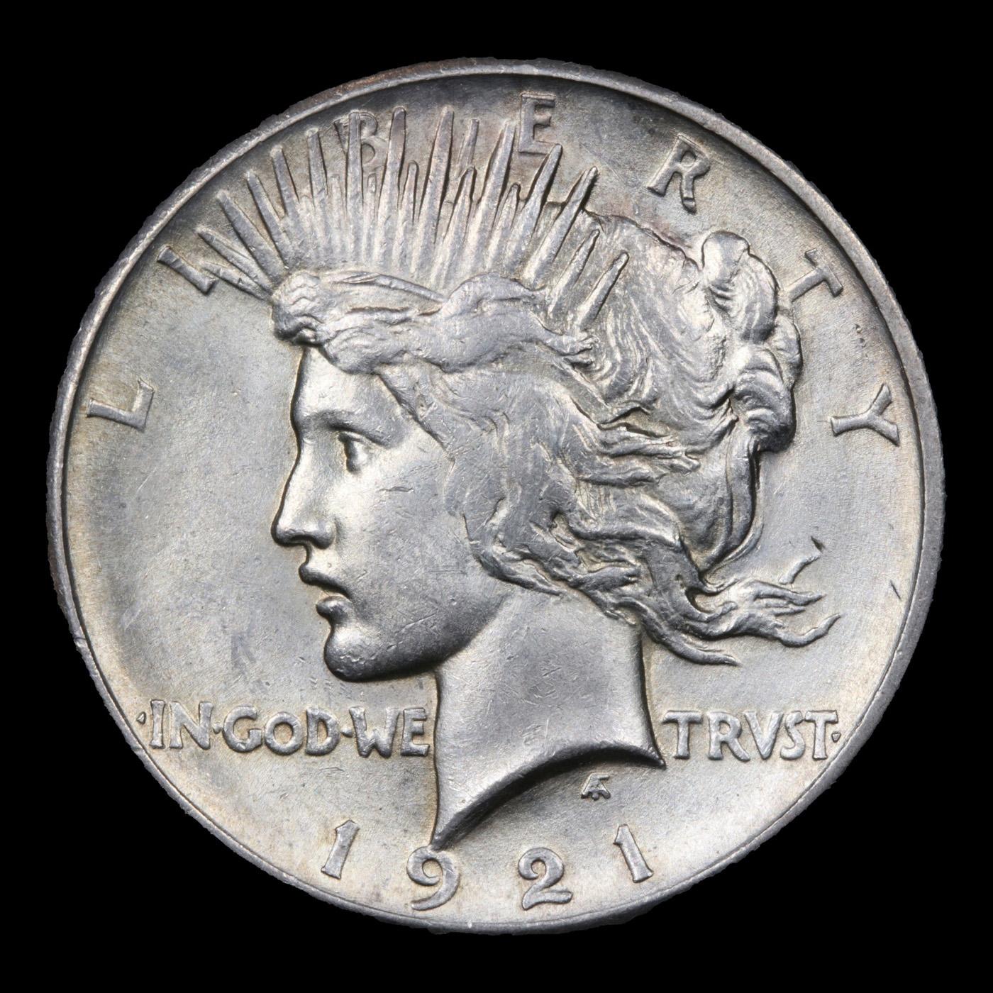 1921-p Peace Dollar $1 Grades Select Unc