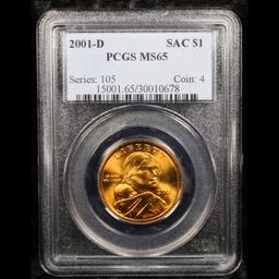 PCGS 2001-d Sacagawea $1 1 Graded ms65 By PCGS