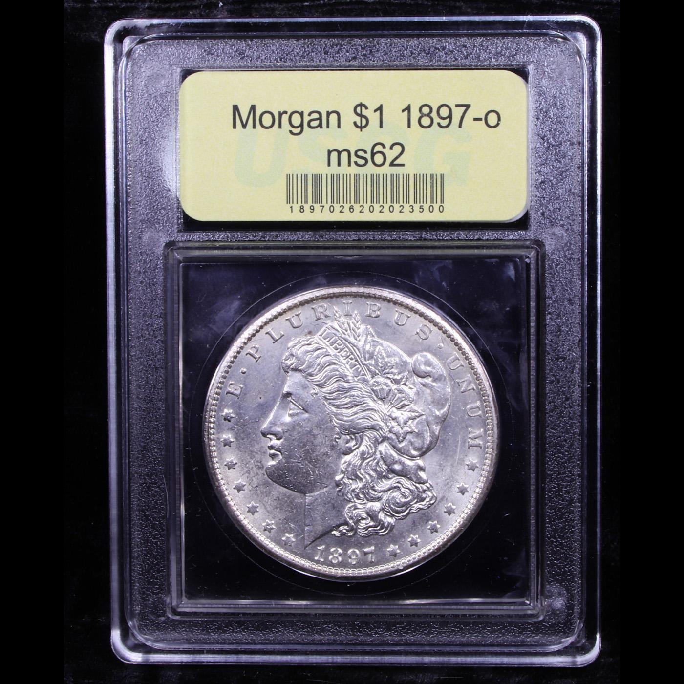 ***Auction Highlight*** 1897-o Morgan Dollar $1 Graded Select Unc By USCG (fc)