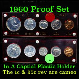 1960 Proof Set in Capital Plastic Holder