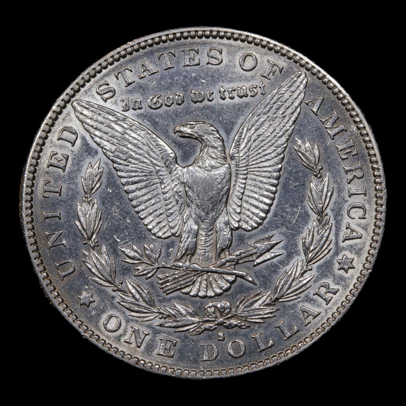 ***Auction Highlight*** 1884-s Morgan Dollar $1 Graded Select Unc PL By USCG (fc)