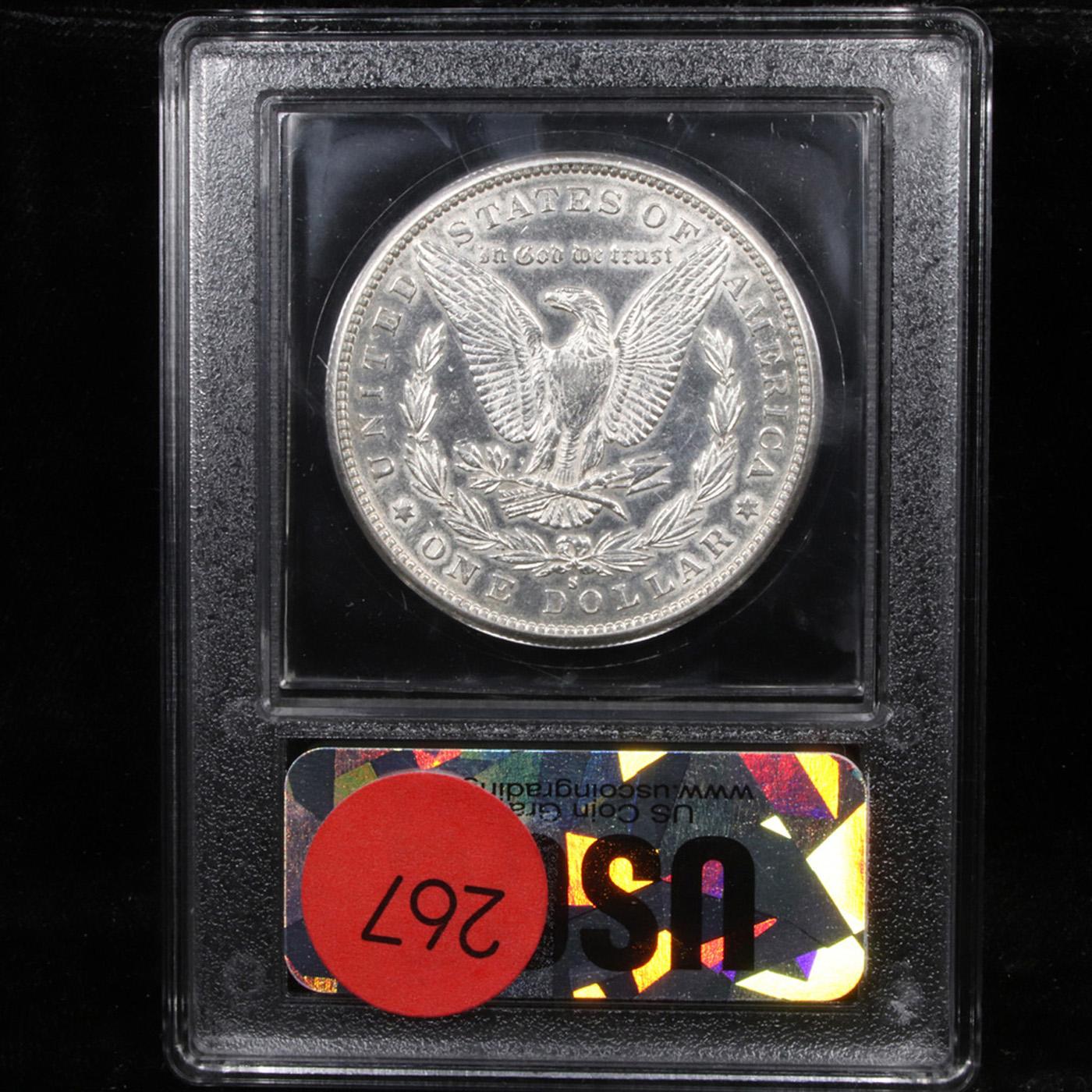 ***Auction Highlight*** 1884-s Morgan Dollar $1 Graded Select Unc PL By USCG (fc)