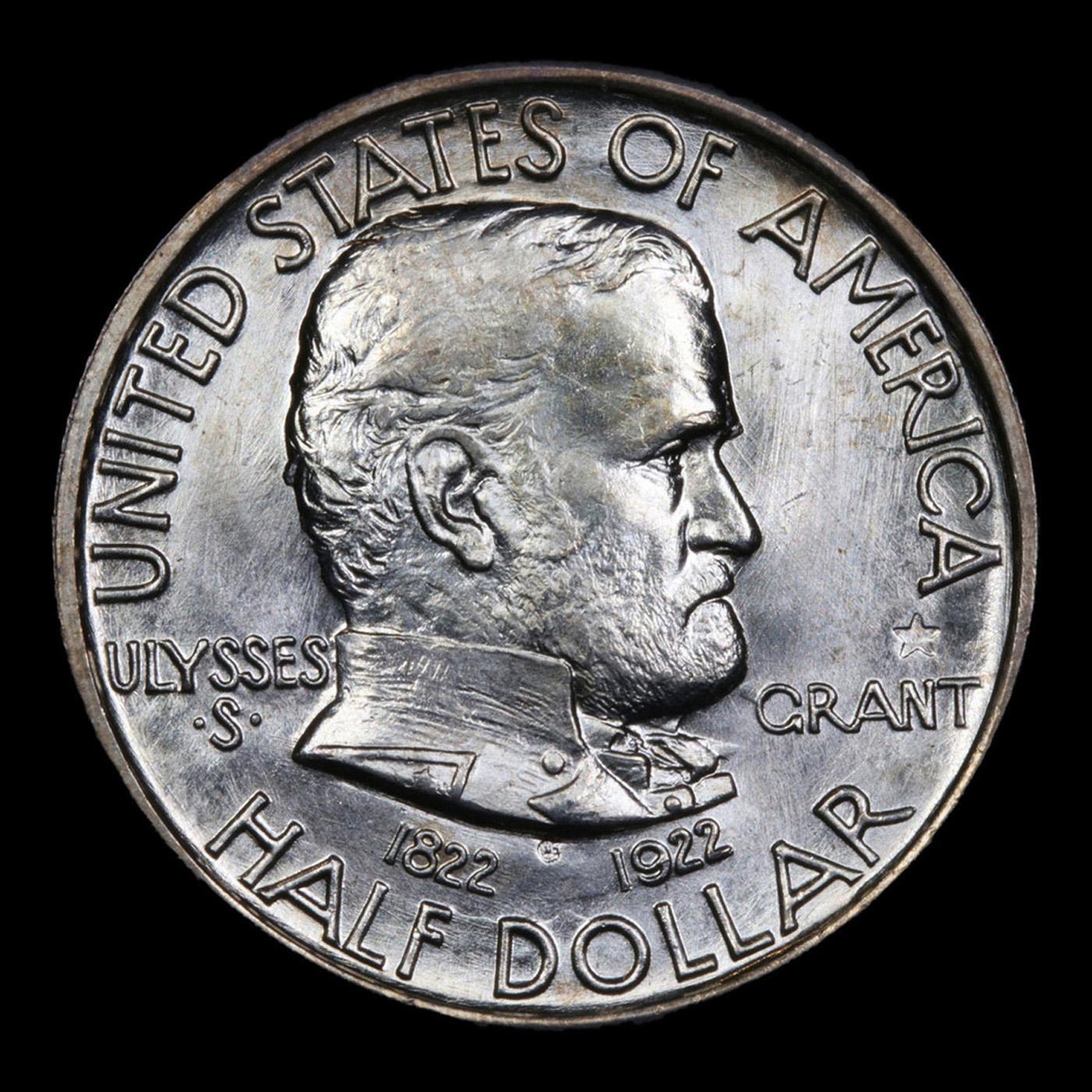 *HIGHLIGHT OF ENTIRE AUCTION* 1922 Grant w/Star Old Commem Half Dollar 50c Graded ms67 By SEGS (fc)