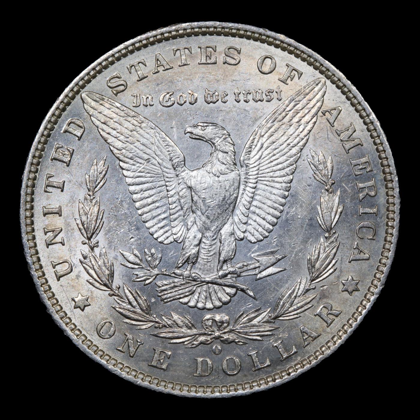 ***Auction Highlight*** 1880-o Micro 'o' Morgan Dollar $1 Graded Choice+ Unc By USCG (fc)