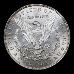 *HIGHLIGHT OF ENTIRE AUCTION* 1886-o Morgan Dollar $1 Graded ms64+ By SEGS (fc)