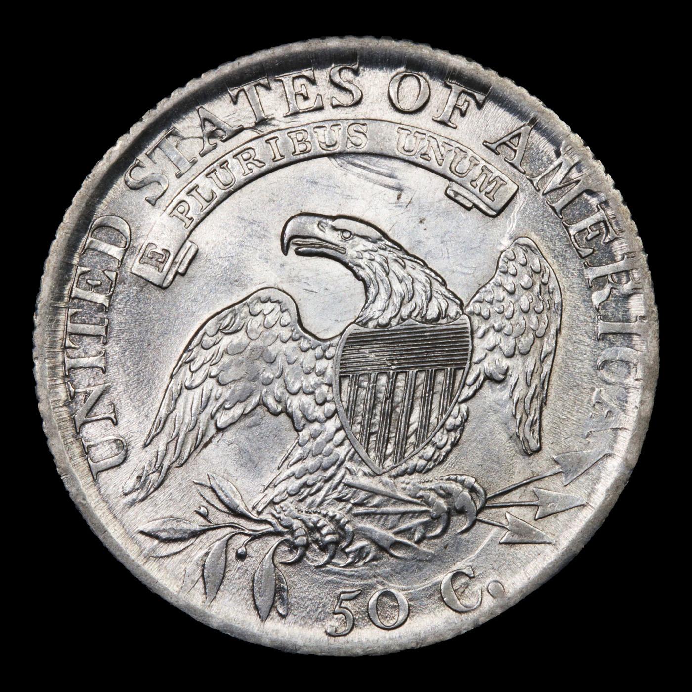 ***Auction Highlight*** 1814 O-107 Capped Bust Half Dollar 50c Graded Select Unc By USCG (fc)