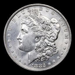 ***Auction Highlight*** 1882-o/s Top 100 vam 4  Morgan Dollar $1 Graded ms64+ By SEGS (fc)