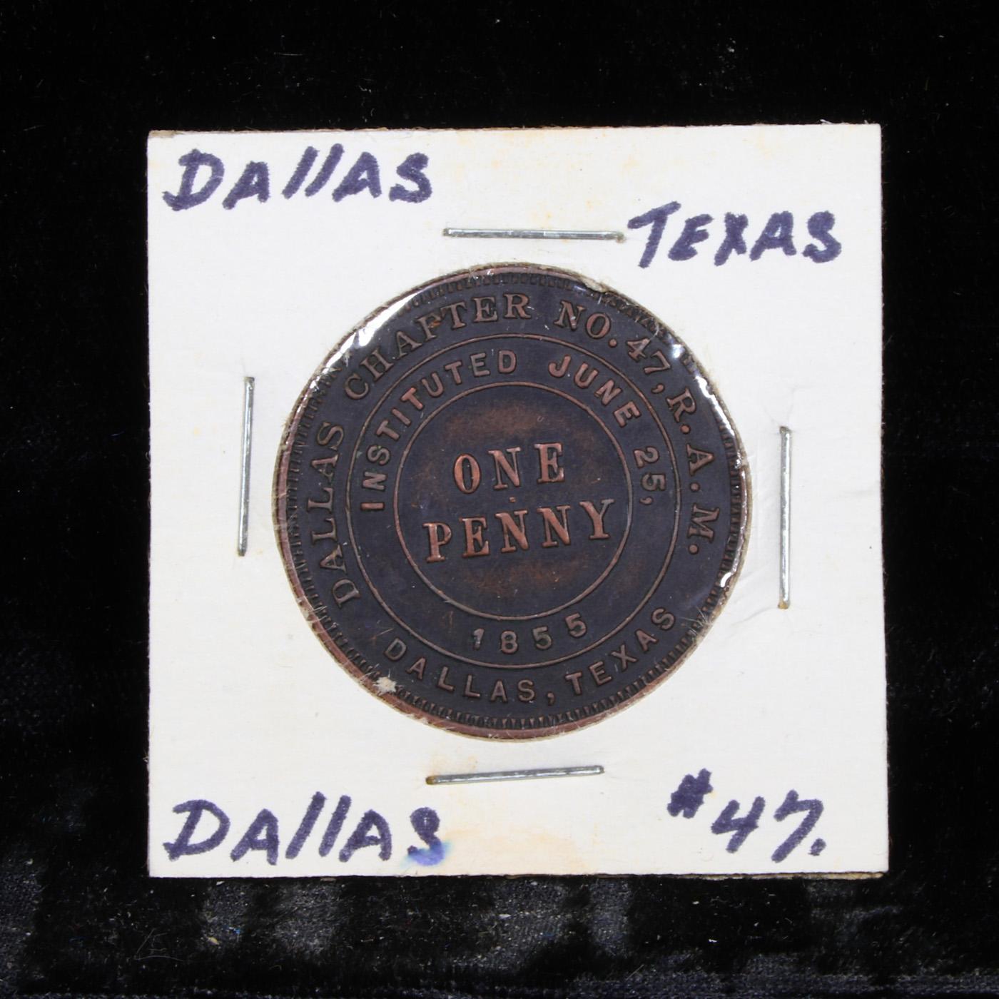 Lot #1 of the 450 Masonic Tokens from The Walter O. Collection