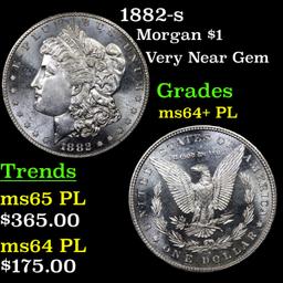 1882-s Morgan Dollar $1 Grades Choice Unc+ PL