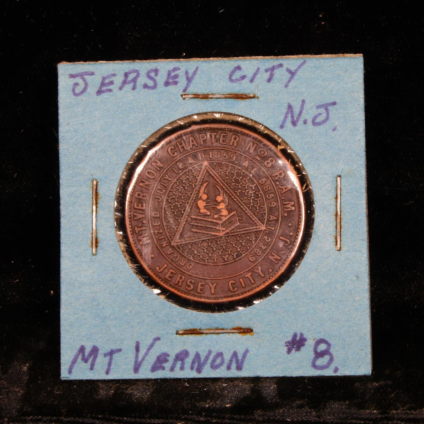 Lot #2 of the 450 Masonic Tokens from The Walter O. Collection