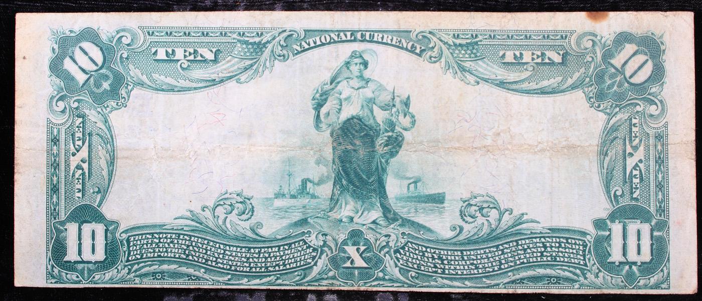 *Auction Highlight* Mint Error Faulty Alignment (Miscut) On Front 1902 $10 National Currency