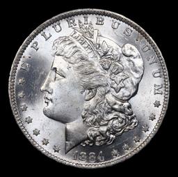 1884-o Morgan Dollar $1 Grades GEM+ Unc