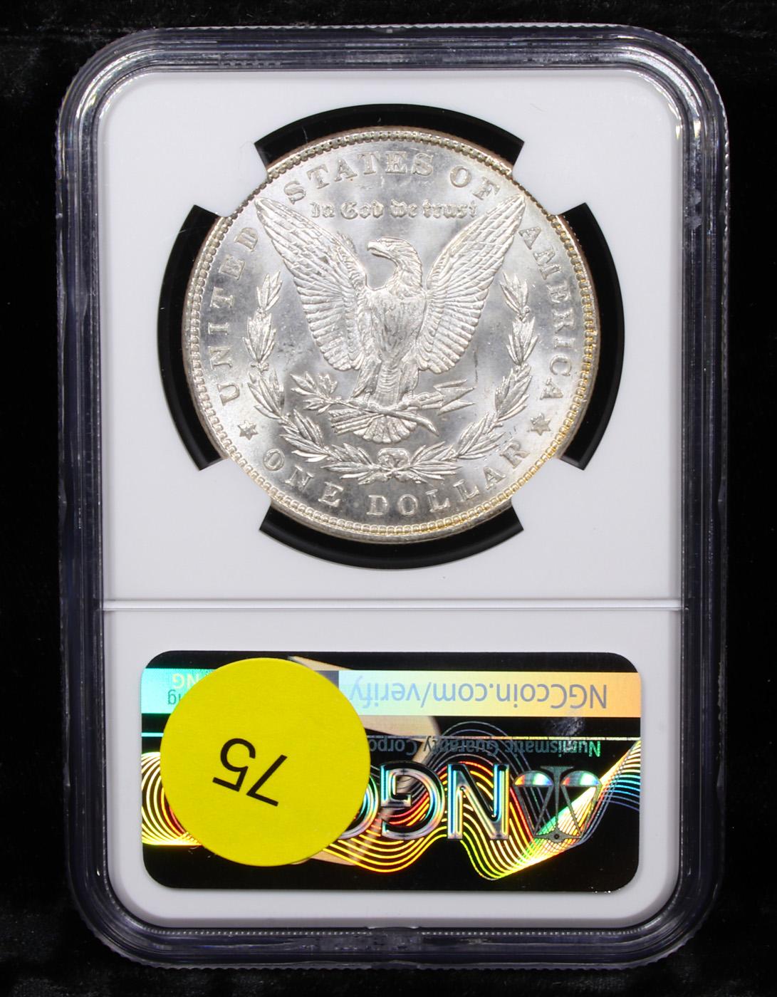 NGC 1887-p Morgan Dollar $1 Graded ms63 By NGC