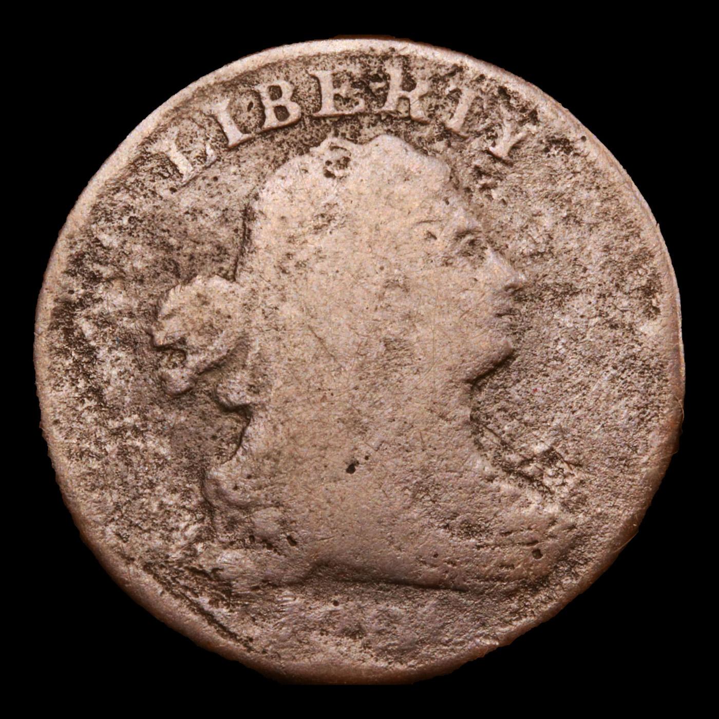 1800 Draped Bust Half Cent 1/2c Grades ag