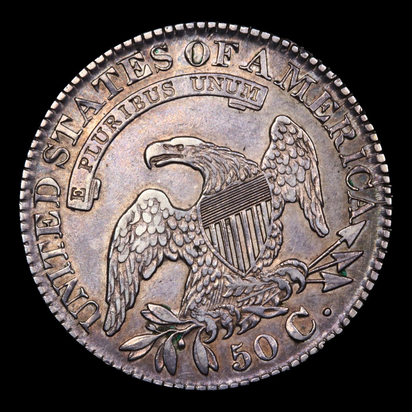 1828 Capped Bust Half Dollar 50c Grades xf+