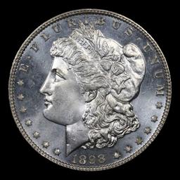 *HIGHLIGHT OF ENTIIRE AUCTION* 1898-p TOP POP! Morgan Dollar $1 Graded ms67 DMPL By SEGS (fc)