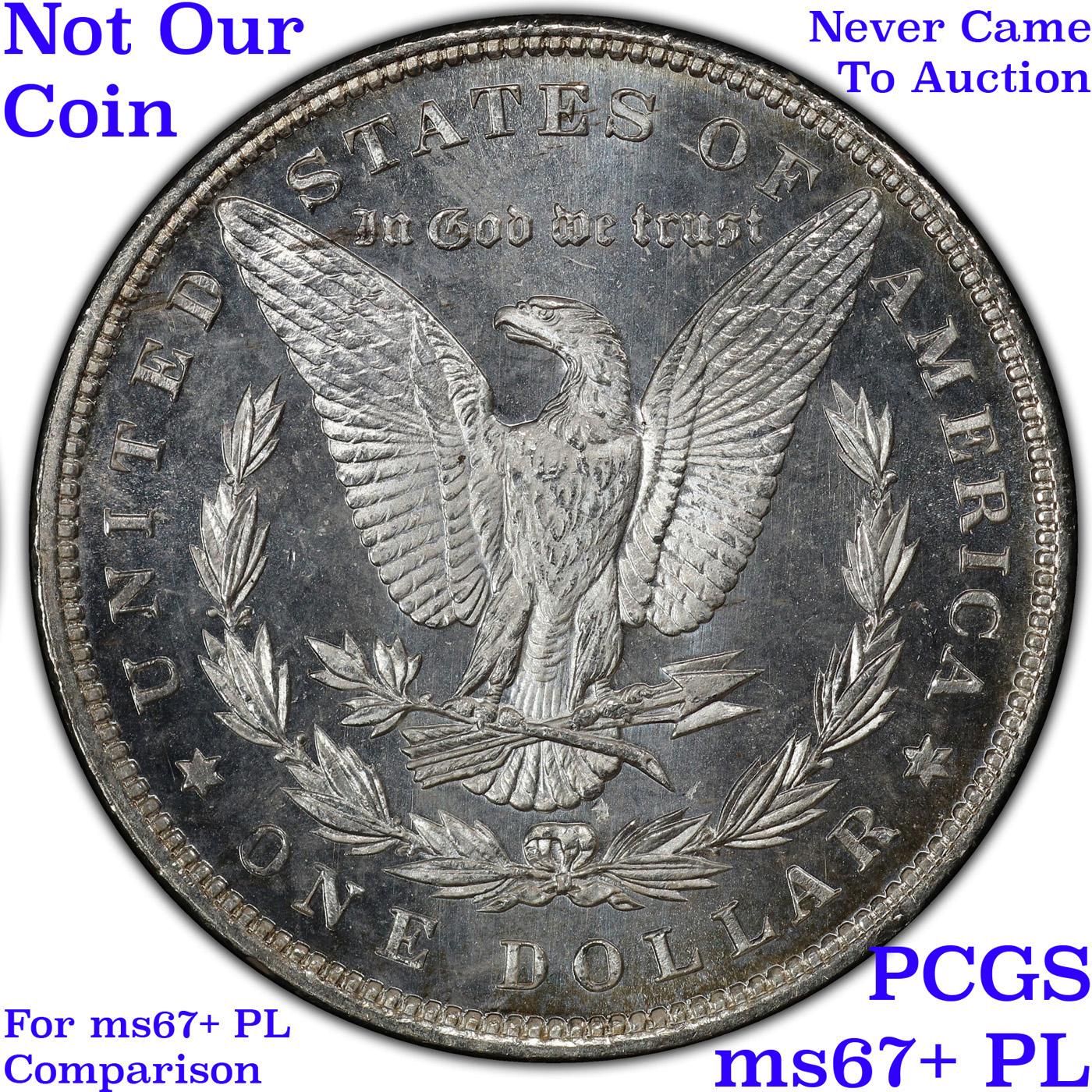 *HIGHLIGHT OF ENTIIRE AUCTION* 1898-p TOP POP! Morgan Dollar $1 Graded ms67 DMPL By SEGS (fc)