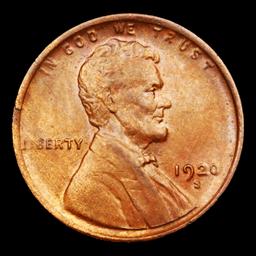 1920-s Lincoln Cent 1c Grades Select+ Unc BN