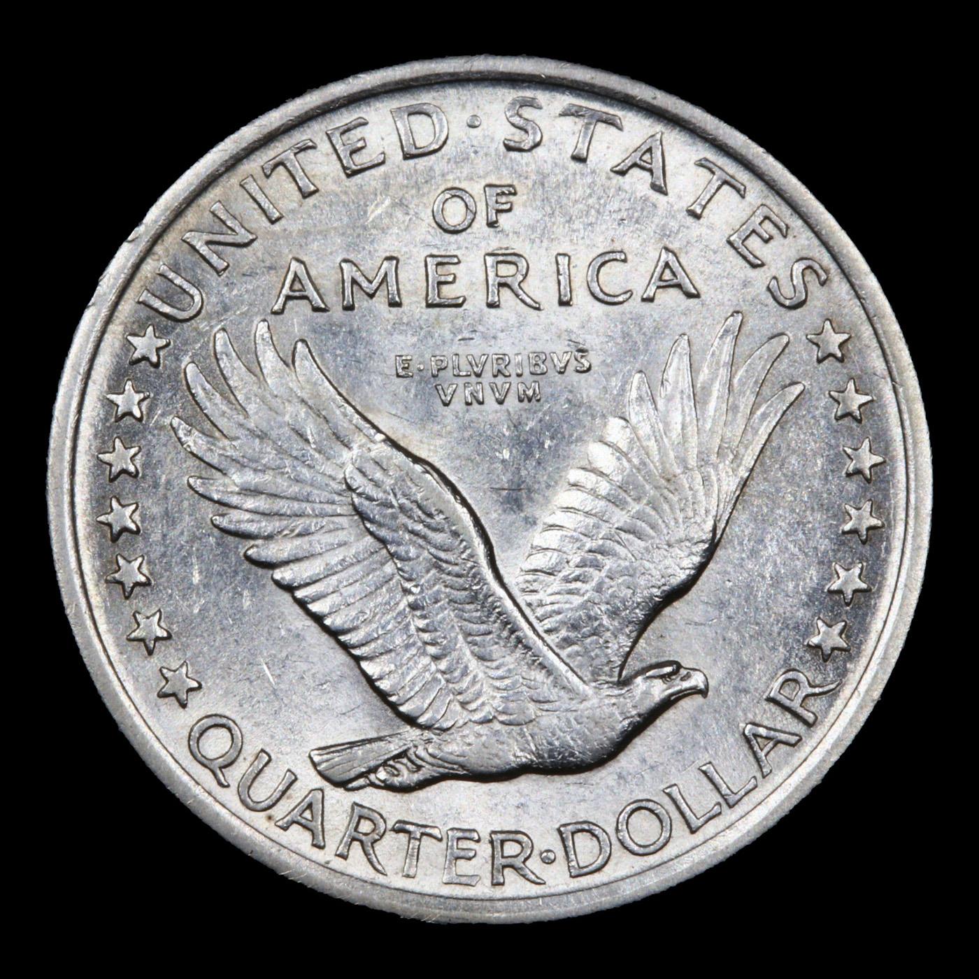 1917-p Ty I Standing Liberty Quarter 25c Grades Select Unc