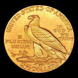 ***Auction Highlight*** 1926-p Gold Indian Quarter Eagle $2 1/2 Graded Choice Unc By USCG (fc)