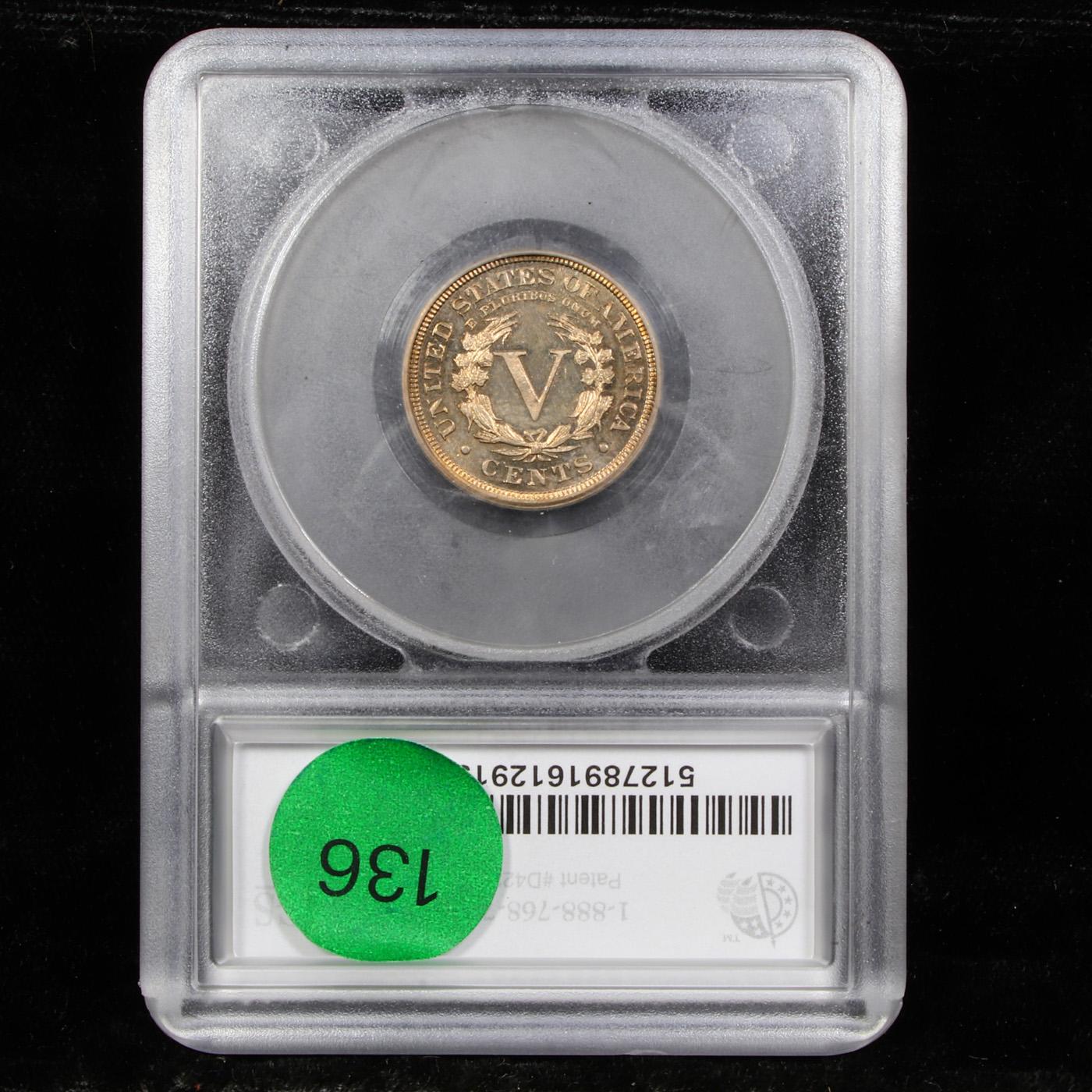 Proof ***Auction Highlight*** 1892 Liberty Nickel 5c Graded pr66 By SEGS (fc)