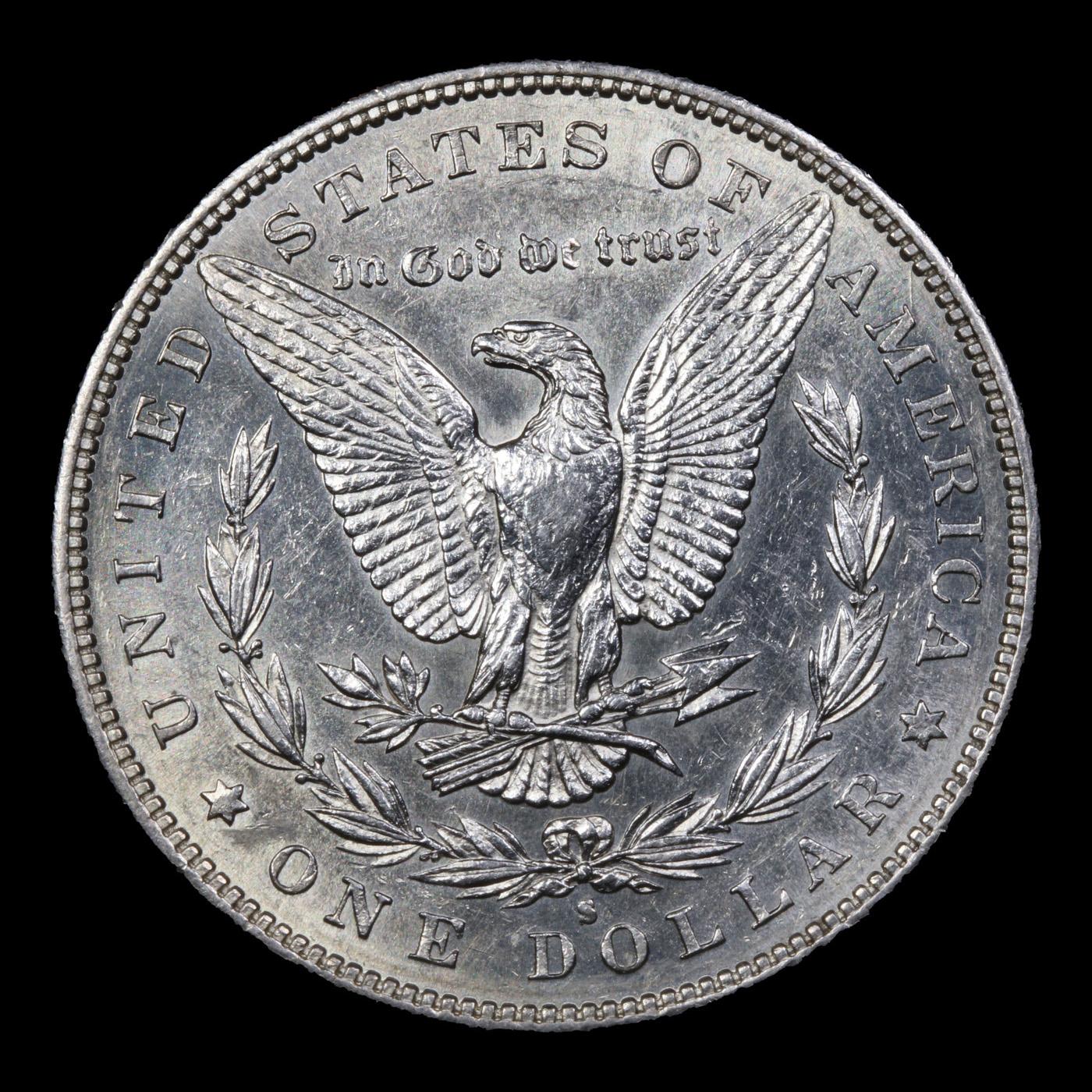 ***Auction Highlight*** 1884-s Morgan Dollar $1 Graded BU+ By USCG (fc)