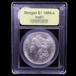 ***Auction Highlight*** 1884-s Morgan Dollar $1 Graded BU+ By USCG (fc)