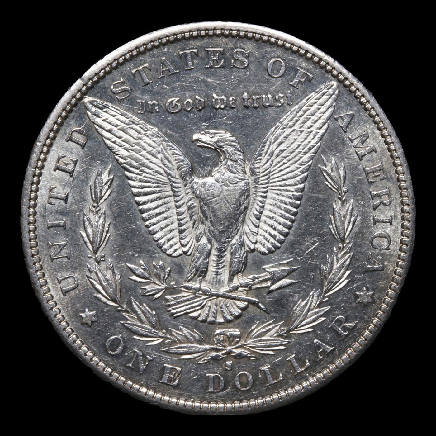 ***Auction Highlight*** 1892-s Morgan Dollar $1 Graded Choice AU/BU Slider PL By USCG (fc)