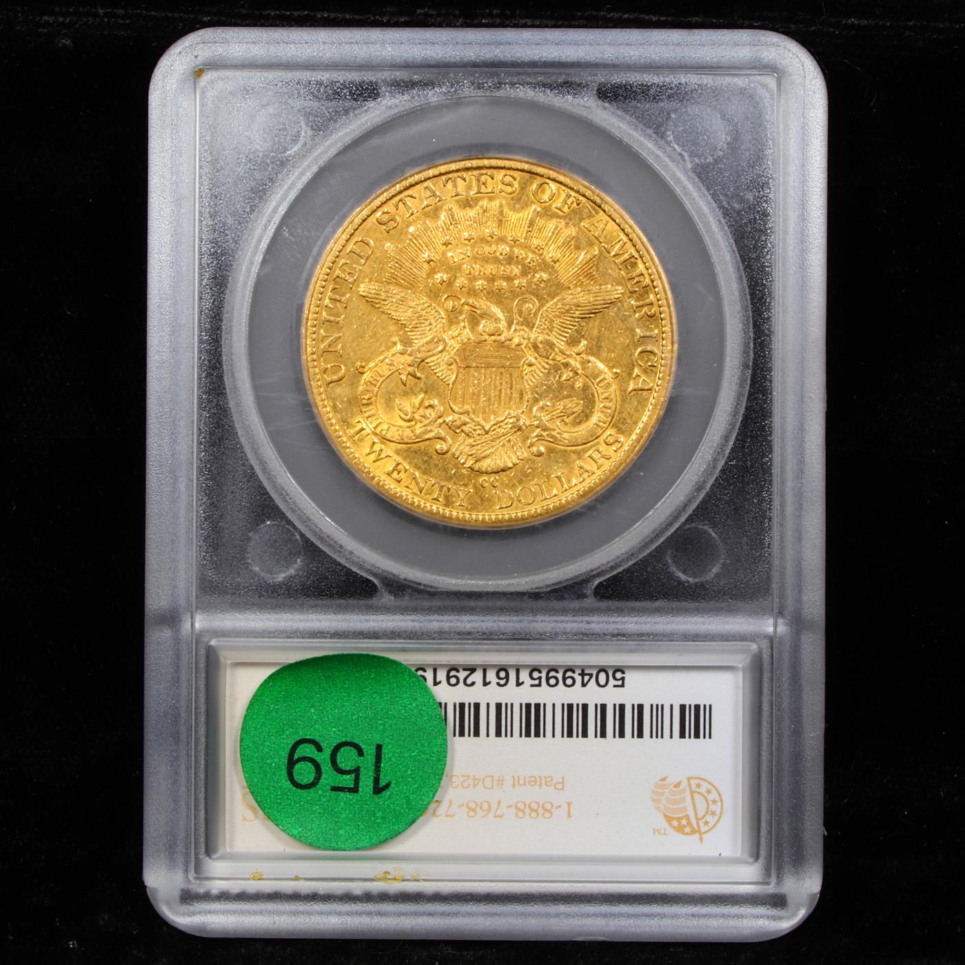 *HIGHLIGHT OF THE NIGHT* 1882-cc Gold Liberty Double Eagle $20 Graded ms62 details By SEGS (fc)