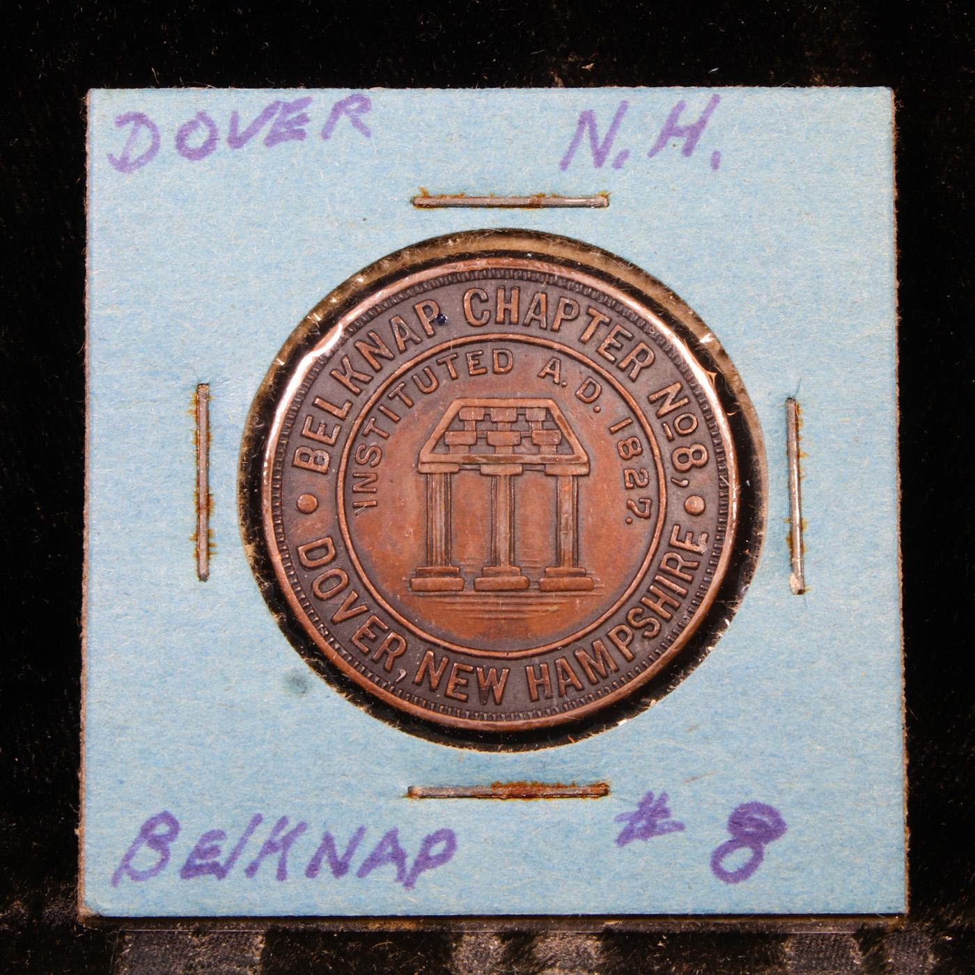 Lot #76 of the 450 Masonic Tokens from The Walter O. Collection