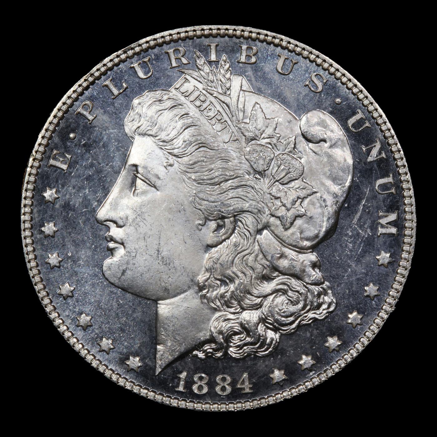 *HIGHLUGHT OF THE YEAR* 1884-p Finest Known! Morgan Dollar $1 Graded ms66+ dmpl By SEGS (fc)