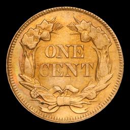 ***Auction Highlight*** 1858/7 LDS S-1 Flying Eagle Cent 1c Graded ms62 details By SEGS (fc)