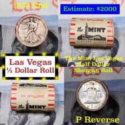 ***Auction Highlight*** Old Casino 50c Roll $10 Halves Las Vegas Casino The Mint 1933 Walker & 'P' F