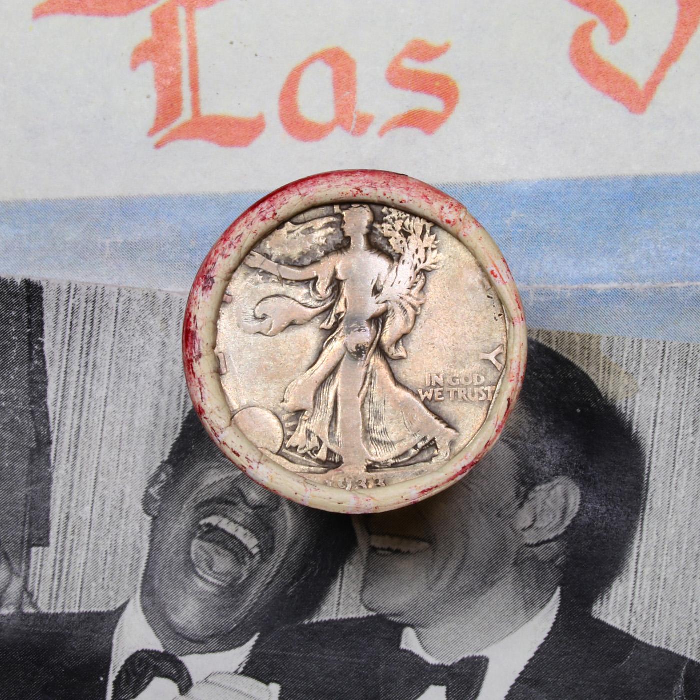 ***Auction Highlight*** Old Casino 50c Roll $10 Halves Las Vegas Casino The Mint 1933 Walker & 'P' F