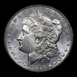 *HIGHLIGHT OF NIGHT* 1879-cc Clear CC Morgan Dollar $1 Graded ms63 By SEGS (fc)