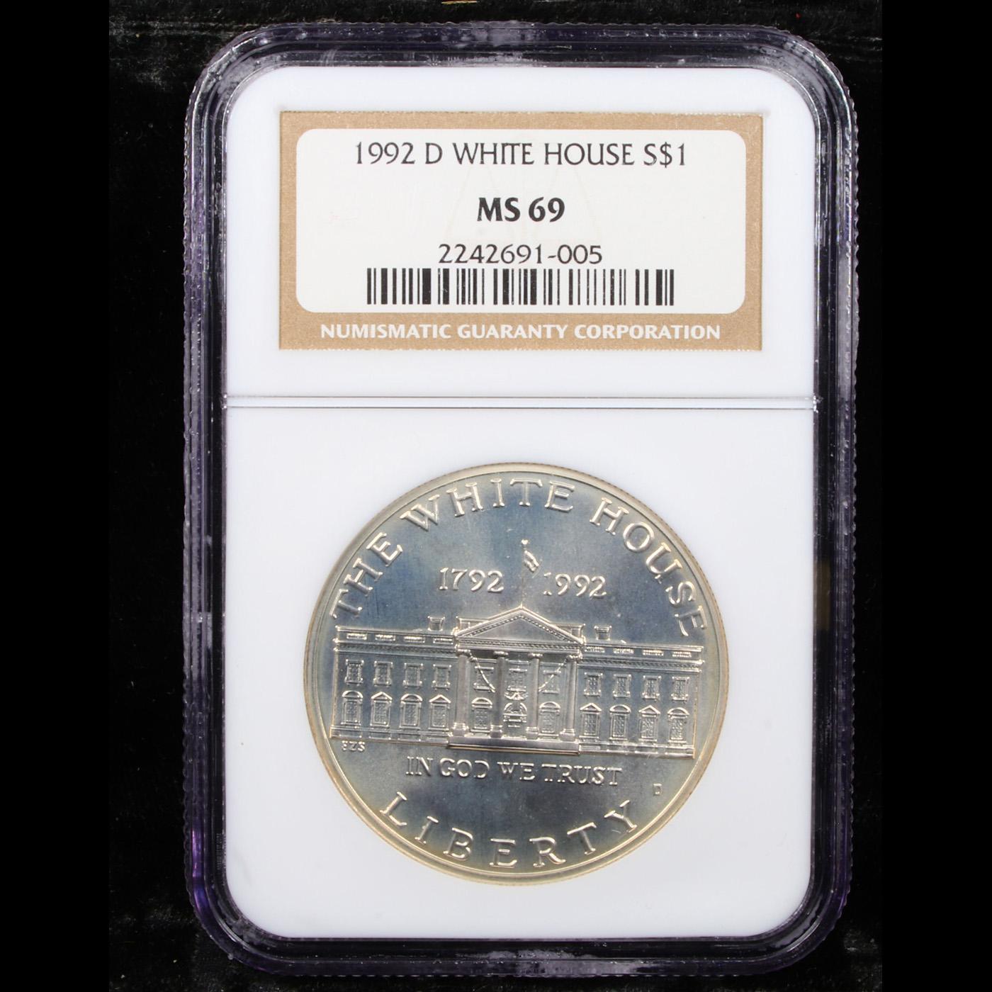 NGC 1992-d White House Modern Commem Dollar $1 Graded ms69 By NGC
