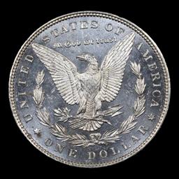 1886-p Mint error Morgan Dollar $1 Grades Select Unc+ DMPL