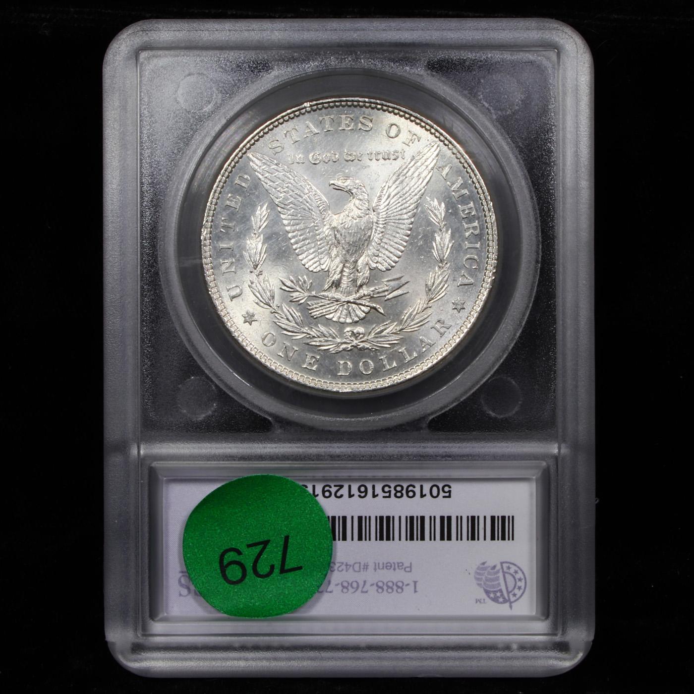 ***Auction Highlight*** 1878-p Rev '79 Morgan Dollar $1 Graded ms64+ By SEGS (fc)