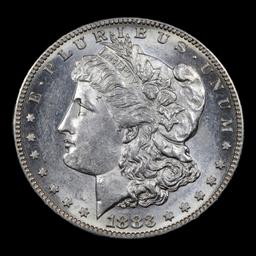 ***Auction Highlight*** 1883-s Morgan Dollar $1 Graded Select Unc PL By USCG (fc)