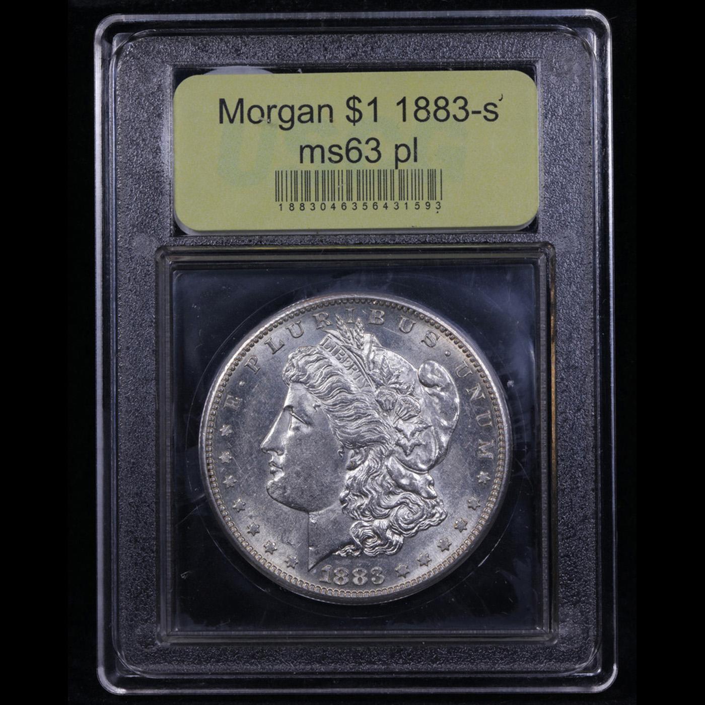 ***Auction Highlight*** 1883-s Morgan Dollar $1 Graded Select Unc PL By USCG (fc)